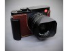 Leather Metal Grip Half Case LE-HCLCAQBR for Leica Q 